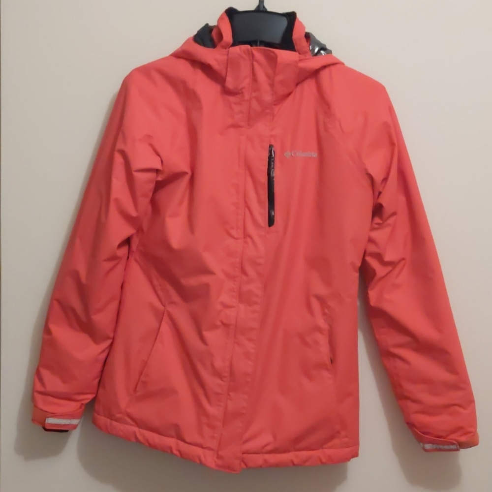Girl's L (14/16) Columbia Hooded Jacket